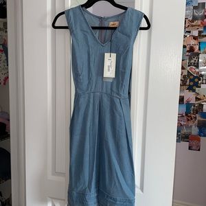 Denim midi dress from ONLY